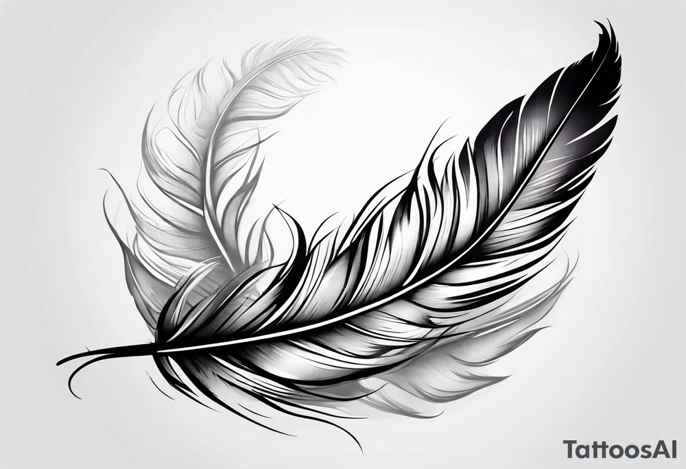 Feather tattoo tattoo idea