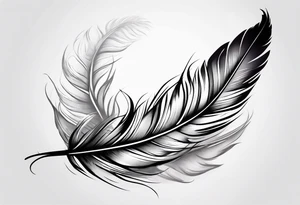 Feather tattoo tattoo idea
