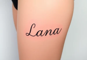 Lana tattoo idea