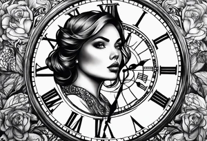 Time is lost tattoo idea