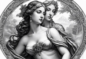 nemesis without flowers tattoo idea