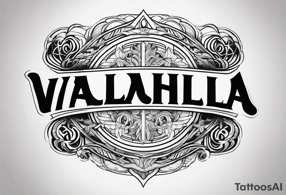 Valhalla tattoo idea