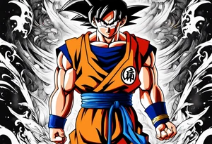 son goku als kind, als Unterarm-tattoo tattoo idea