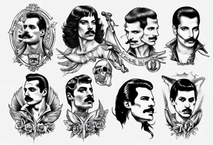 freddie mercury tattoo idea