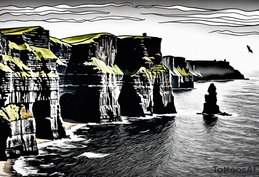 Cliffs of Moher tattoo idea