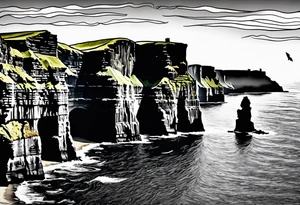 Cliffs of Moher tattoo idea