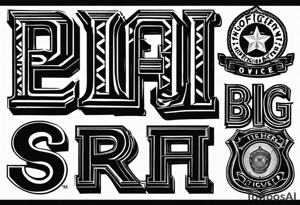 Officer Big Dick tattoo idea