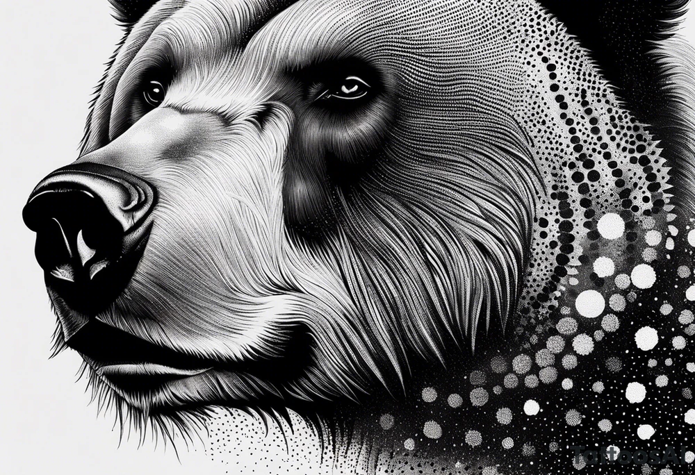 urso com fome tattoo idea