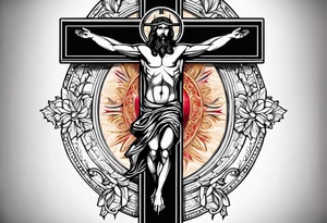 cross of Christ tattoo idea
