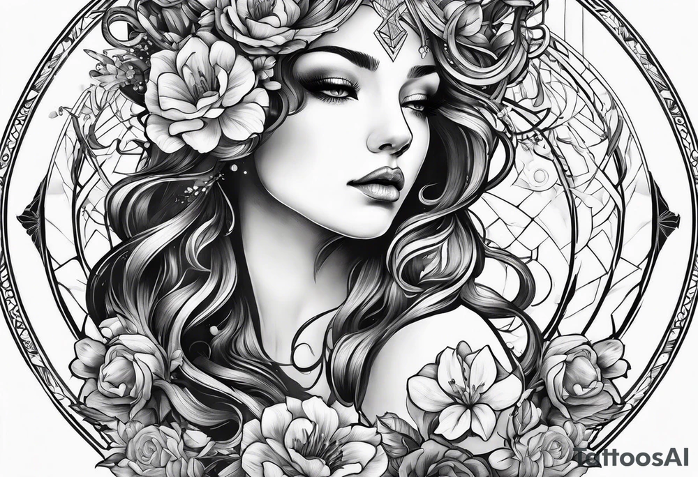 Gemini zodiac sign tattoo idea