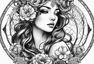 Gemini zodiac sign tattoo idea
