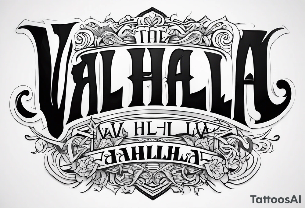 Valhalla tattoo idea