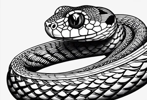 a corn snake tattoo idea