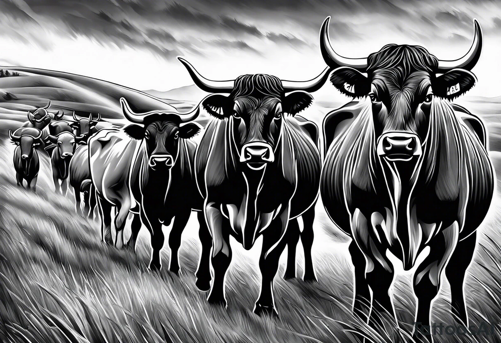 Marshall thundering herd tattoo idea