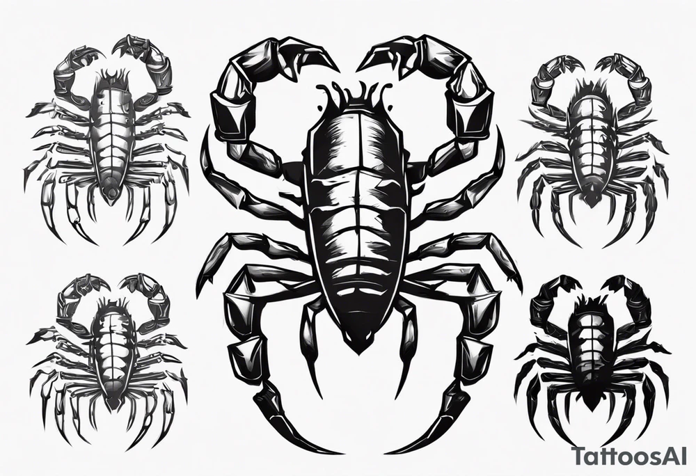 scorpion graduating in 2023 for game development and game design tattoo idea