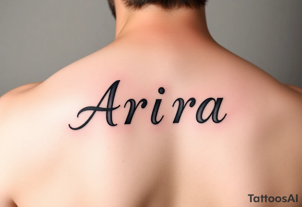 Name ARIA tattoo idea