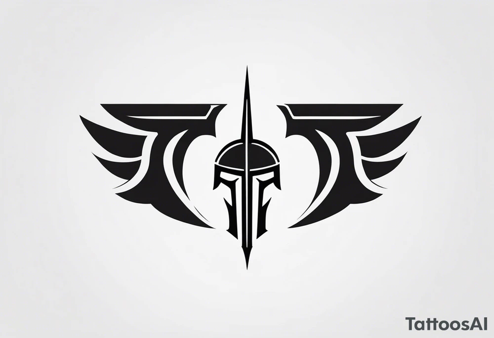 Ancient spartan symbol tattoo tattoo idea