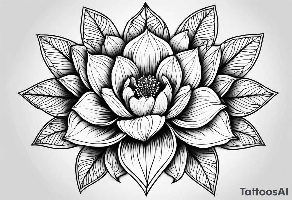 Faça uma flor tattoo idea