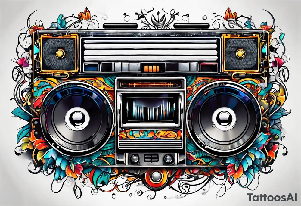 sleeve

intertwined music notes, cassette tape record tattoo idea