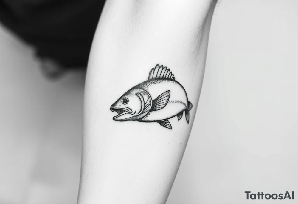 Fishing tattoo idea