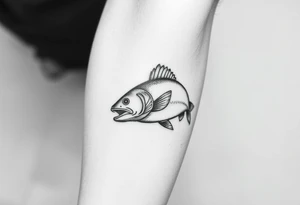 Fishing tattoo idea