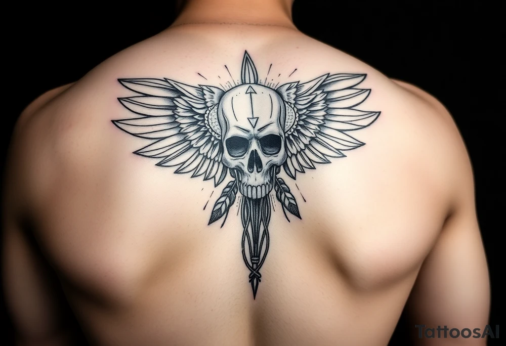 Create a mexican Aztec tattoo with life and death as the theme for the inner bicep. None of what your creating is what im looking for tattoo idea
