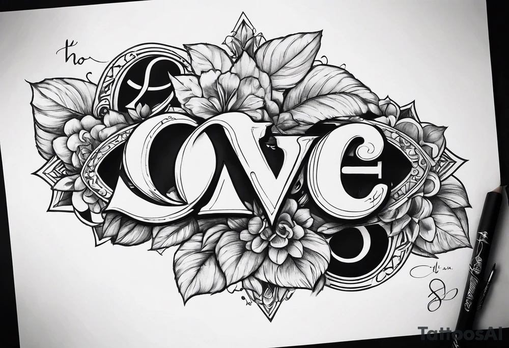 Tattoo with the name of lover and the date of first meet and towards infinity tattoo idea