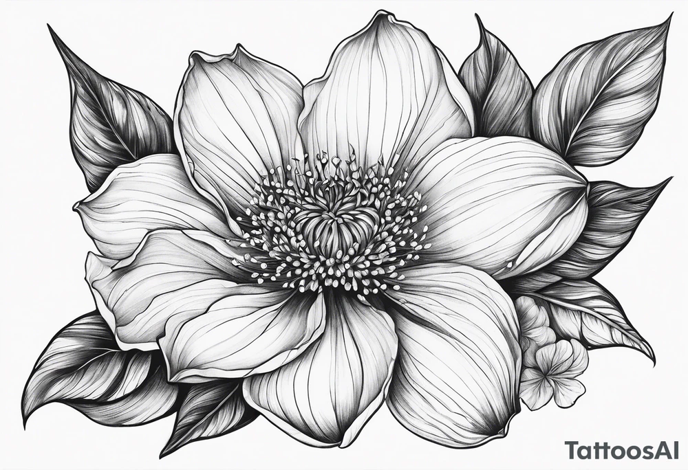 April flower, November flower, July flower, may flower, November flower, December flower, August flower tattoo idea
