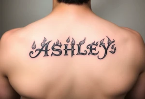 Name
Tattoo: ASHLEY in flames tattoo idea