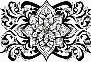 ramo de flor tattoo idea