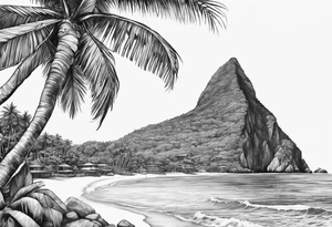 Eastern Caribbean islands tattoo idea