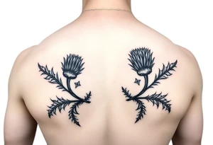 Scottish thistle tattoo idea