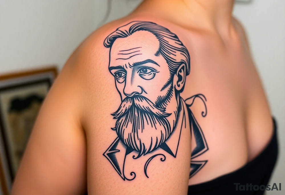 uma tatuagem que expresse a filosofia de Nietzsche tattoo idea