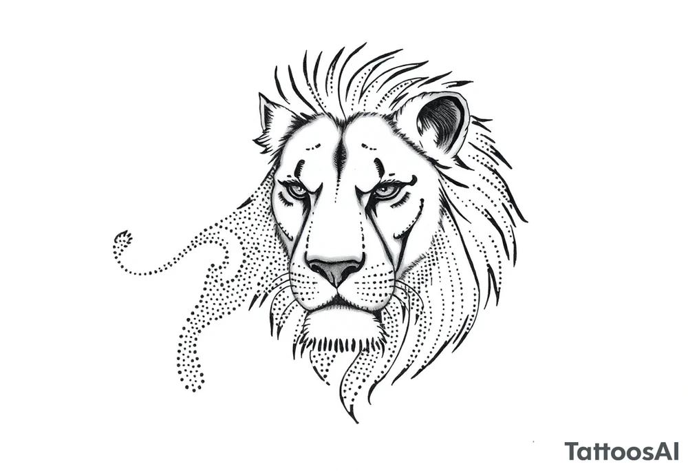 lion tattoo idea