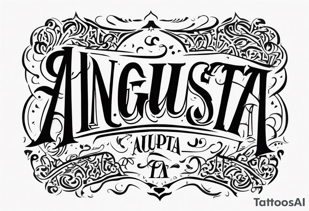 Per Angusta Ad Augusta tattoo idea