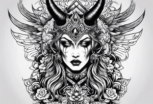 satan tattoo idea