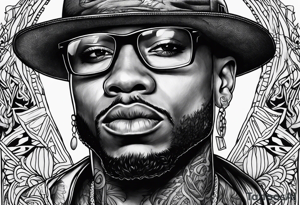 Latto Rapping tattoo idea
