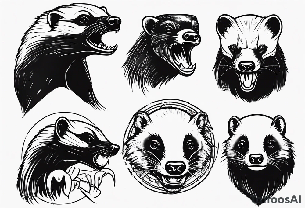 honey badger tattoo idea