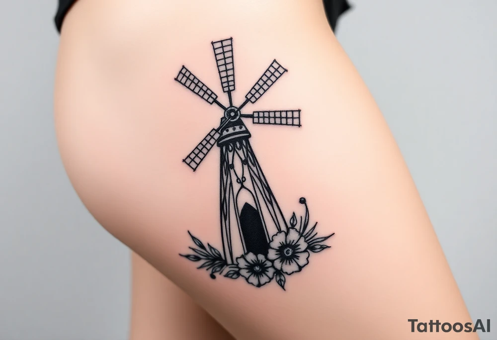 Windmill tattoo idea