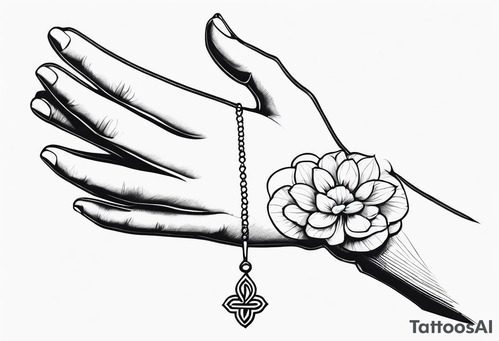 PRAYING HAND tattoo idea