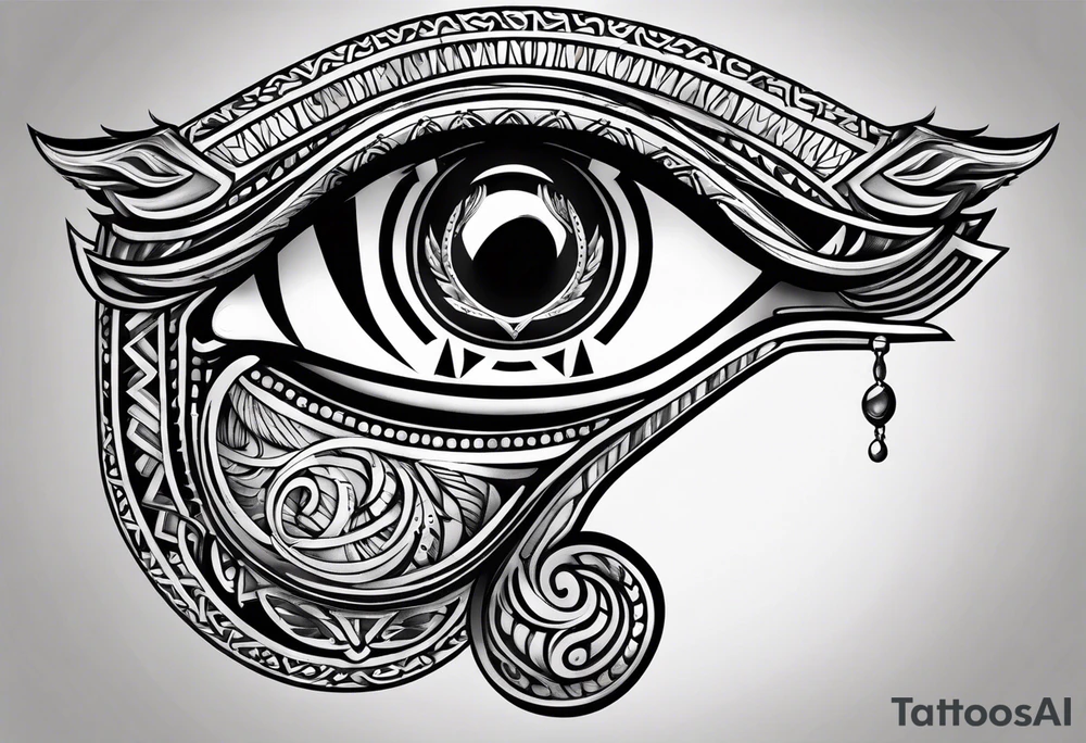 eye of horus tattoo idea