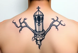 Pandoras box tim burton style tattoo idea
