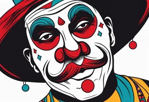 El triste payaso, Mexican style tattoo idea