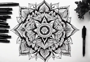 a psychedelic tattoo idea