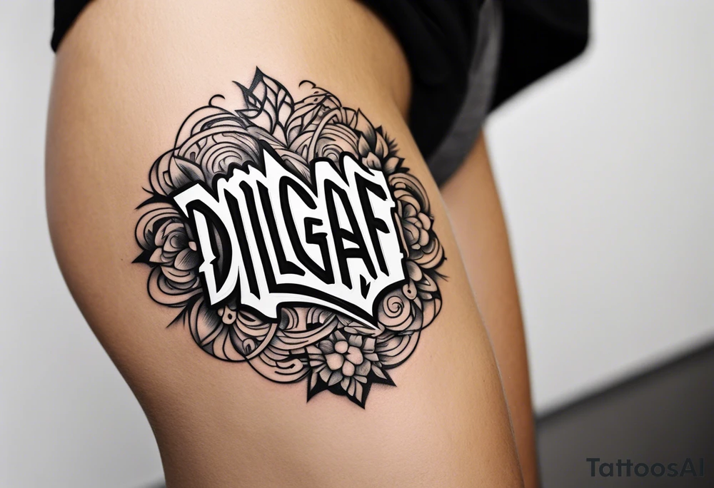 dilligaf tattoo idea