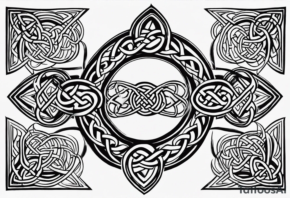 Celtic knot design. tattoo idea