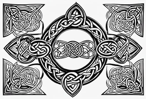 Celtic knot design. tattoo idea
