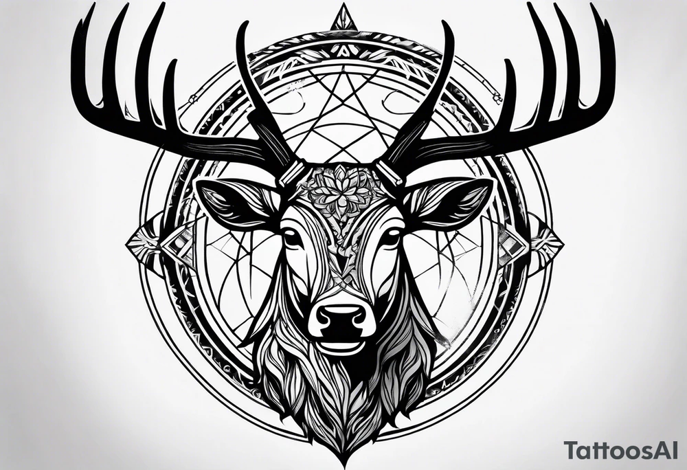 Cerf eiktirnir tattoo idea