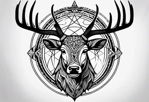 Cerf eiktirnir tattoo idea