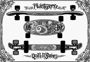 Powell Peralta OG Rat Bones Skateboard tattoo idea